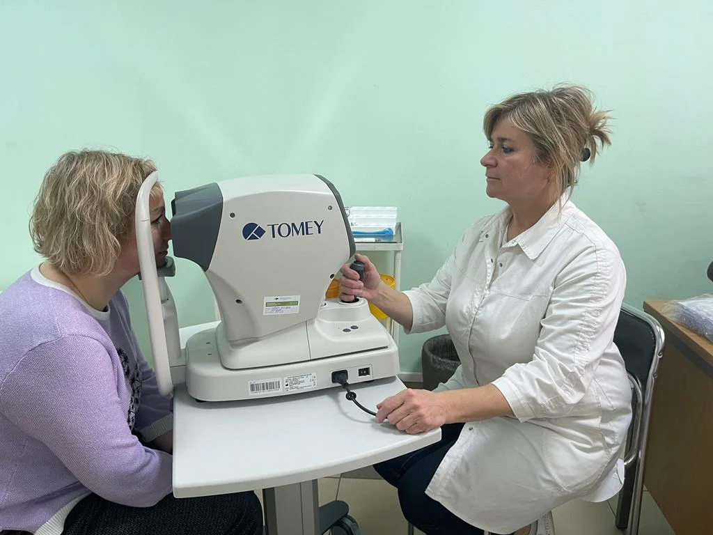 В Светлогорской поликлинике появилось новое офтальмологическое оборудование